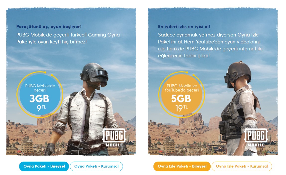 PUBG Mobile için Turkcell’den 2 Yeni Paket