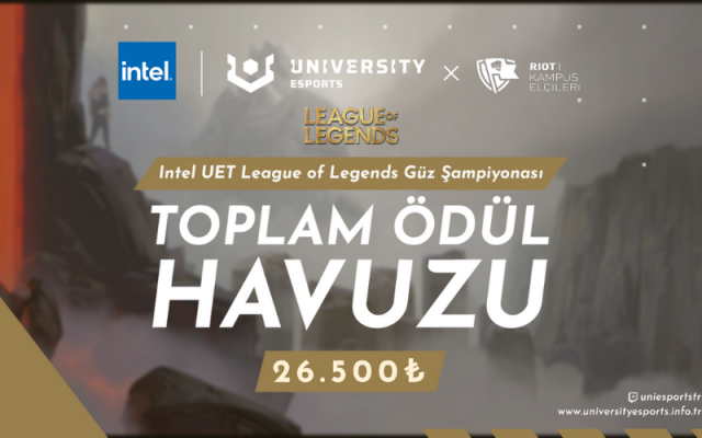 Intel UNIVERSITY Esports Türkiye’de Güz sezonu Riot Kampüs Elçileri Programı (KEP) ortaklığıyla devam ediyor
