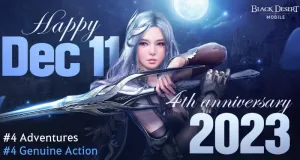 Black Desert Mobile 4. Yılını Özel Etkinlikler ve Ödüllerle Kutluyor