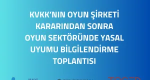 KVKK 'nın Oyun Sektöründe Yasal Uyumu Webinarı 2 Şubat'ta Gerçekleşiyor