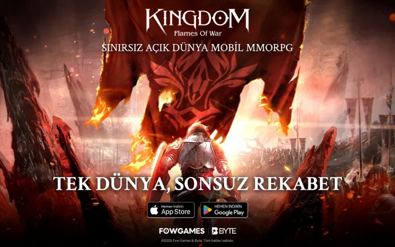 Kingdom: Flames of War ile Mobil’de Benzersiz MMORPG Deneyimi Başladı